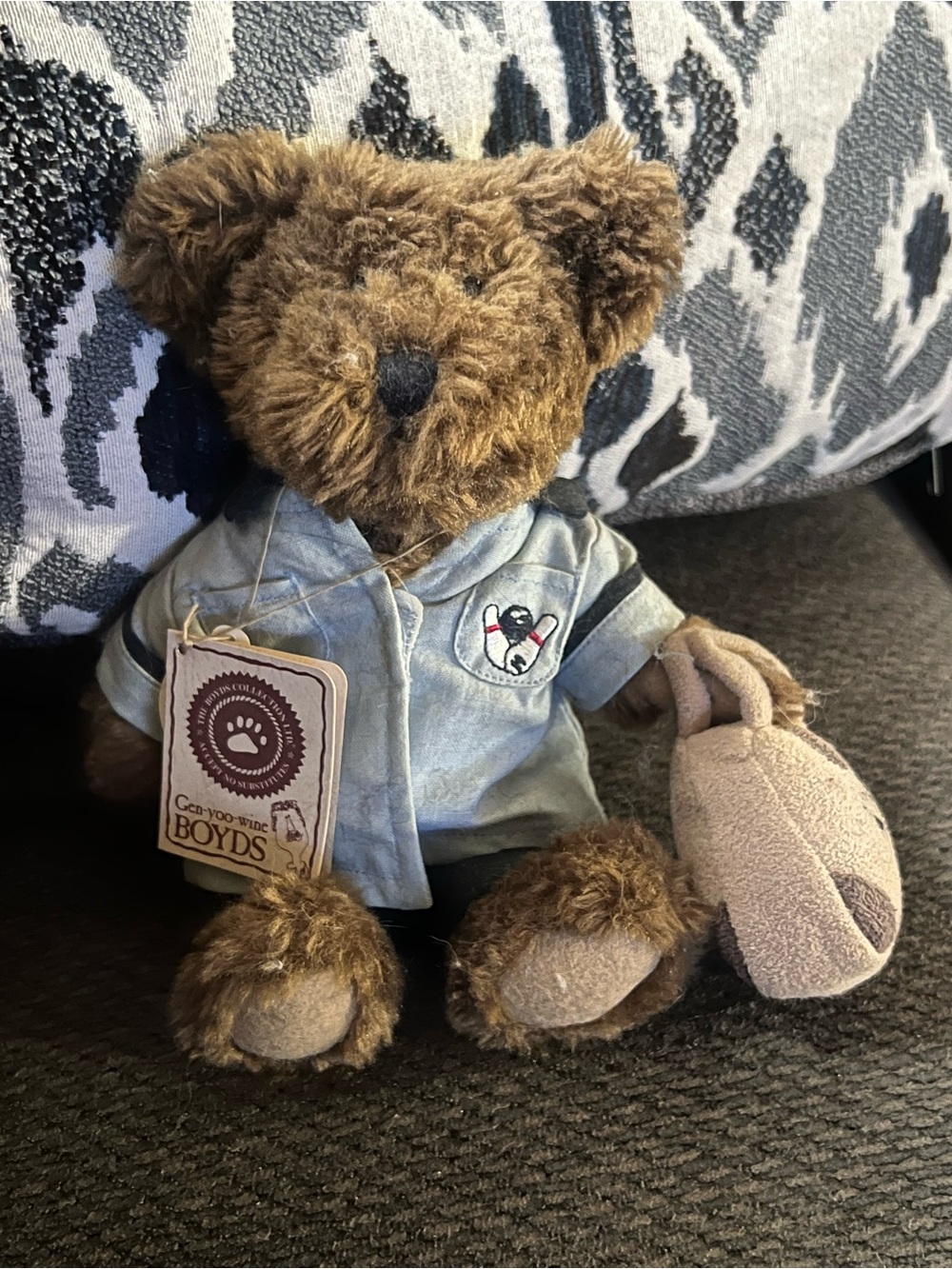 Boyds Bear Collection- Barney Bowlsalot